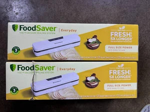 FoodSaver | Everyday The #1 Vacuum Sealing System Lot of 2 New in Box! - Picture 1 of 1