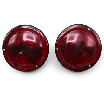 12V Red Rear Combination Tail Light Fits Jeep Willys CJ3 CJ5 CJ6 '45 '75 Foto 1 de 4