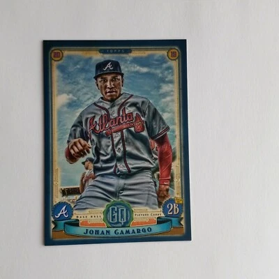 2019 Topps Gypsy Queen Indigo #38 Johan Camargo #D 001/250   FIRST ONE MADE - Image 1 of 2