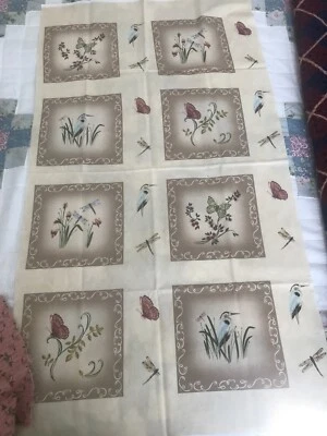 MODA "Northern Solitude" Cotton Fabric Quilting Panel + half yard - Image 1 of 4