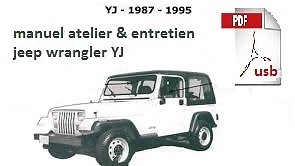 manuel atelier et maintenance Jeep Wrangler YJ  - Photo 1/1