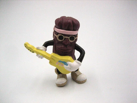 Vintage California Raisin Figurine JIMI HENDRIX Calrab PVC Cover
