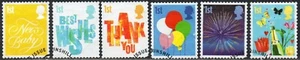 2006 Sg 2672/2677 Smilers Booklet Stamps (2. Serie) Fine Used Set of 6 - Bild 1 von 1