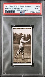 Churchman - 'Famous Golfers' (1927) - Roger H. Wethered **PSA6** - Picture 1 of 2