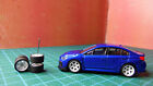 1/64 wheels & tyres x 2 sets White TE 37 for Matchbox/Hot Wheels real riders