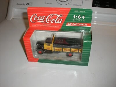 1:64 Hartoy Precision Crafted Peterbilt 260 Coca Cola Flatbed Delivery Truck - Image 1 of 4