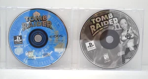 Tomb Raider II 2 & III 3 Lot (Sony PlayStation 1, PS1) - Disc Only - Picture 1 of 2