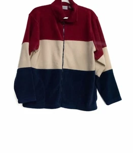 Colorblock Fleece Jacket With Zipper By Premier International - Picture 1 of 8