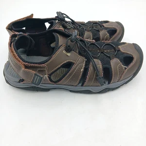 Eddie Bauer Herren Schuhe 12M Bungee Spitze Arvada Fischer Wasser Sandalen Braun - Bild 1 von 7