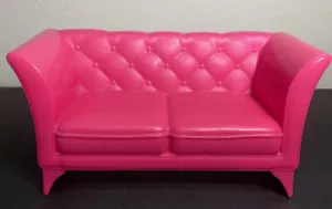 Repuesto Barbie Rosa Sofá Sofá Barbie Dream House Mattel # CJR47 (2015) - Imagen 1 de 5