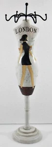 Busto de Joyería Beauty Figura Decoración Modefigur Blanco Torso Con Londres - Imagen 1 de 5