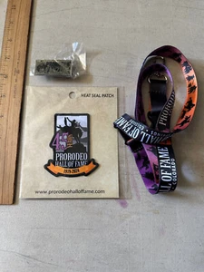 Pro Rodeo Hall Of Fame Lanyard, Patch and Pin Set NEW 2025 Collectibles - Picture 1 of 3