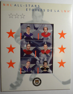 STAMPMART : CANADA 2002 NHL ALL STAR GAME SHEETLET MNH FOLDER