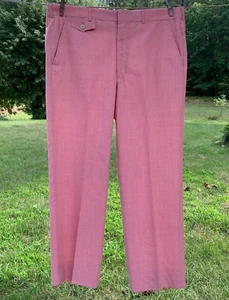 Vintage Mark Fore and Strike Pink Golf Pants 38 X 28 Easy Care - Picture 1 of 9