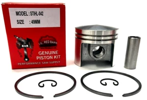 PISTON KIT FITS STIHL 042, 042AV, 49MM, REPLACES STIHL PART # 1117-030-2000 NEW - Picture 1 of 1