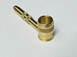 Metal Tobacco Smoking Pipe* Solid Brass * MADE IN USA* Bowl *HIGH Quality - Picture 1 of 3