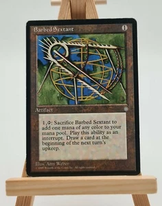 Barbed Sextant  Ice Age   Magic Karte MTG  englisch (Gezackter Sextant) - Bild 1 von 2