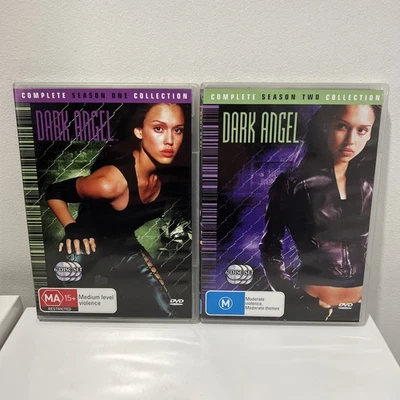 Dark Angel Season 1 + 2 Complete Series James Cameron Cult Sci-Fi DVD R4 VGC Foto 1 de 4