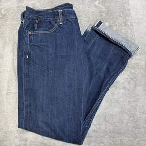 Jeans Williamsburg Garment Co Selvedge taglia 36x32 blu indaco denim giapponese - Foto 1 di 22