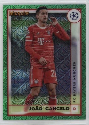 2022-23 Merlin UEFA Club Competitions Green Mojo Refractor /99 Joao Cancelo João - Image 1 of 2