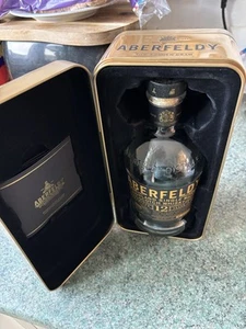 Aberfeldy 12 Whisky Bottle With Limited Edition Gold Box - Picture 1 of 4