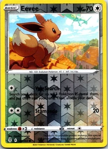 Eevee Reverse Holo Common SWSH07 SWSH07: Evolving Skies 125/203 NM - Picture 1 of 2