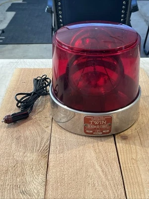 Raro Señal Giratoria Federal Señal Doble Baliza Ray Modelo 11 12 Voltios Funciona Excelente Foto 1 de 4