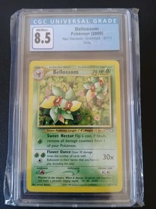 Neo Genesis Unlimited Bellossom Holo CGC 8.5 3/111 - Picture 1 of 2