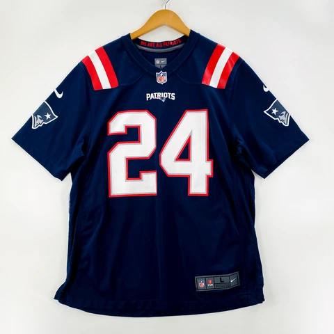 New England Patriots Nike Jersey Boys Large Stephon Gilmore on Field Football Cover
