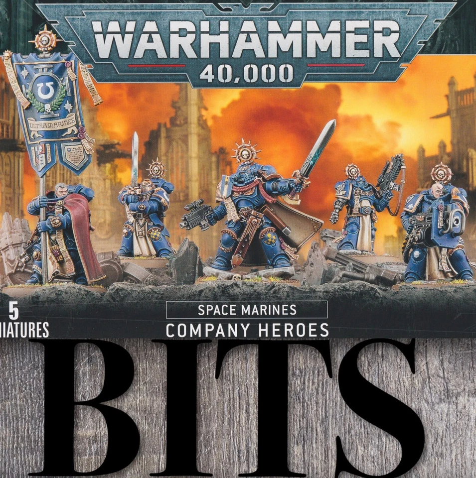 Brocas Warhammer 40K Kill Team Leviathan Primaris Space Marine COMPAÑÍA HÉROES Foto 1 de 1