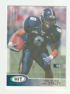 2002 SAGE Hit #32 Luke Staley RC, BYU Cougars All-American - Image 1 of 2