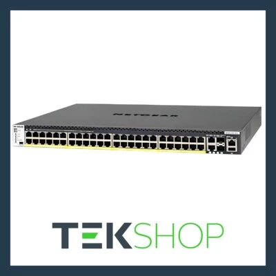 NETGEAR GSM4352PB 48-Port Gigabit Rackmount Network Switch - Image 1 of 4