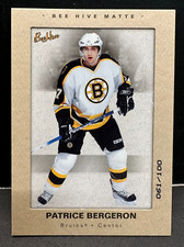 Patrice Bergeron 2005-06 Upper Deck Bee Hive Matte SP #7 Serial #d /100 Bruins