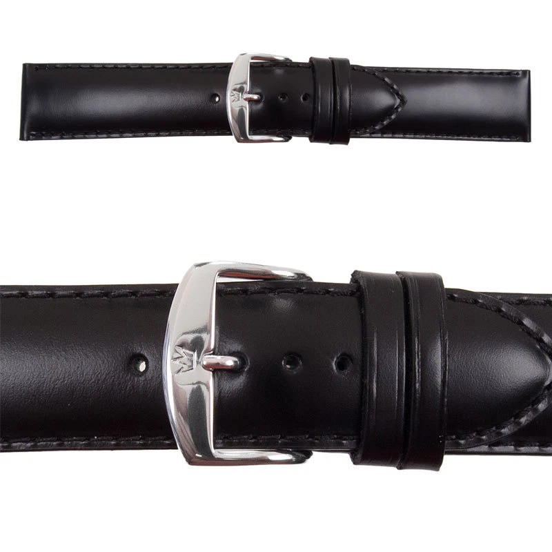 Correa de reloj Zuccolo Rochet francesa de cuero liso (acolchado medio) Foto 1 de 4