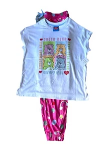 Care Bears Damen Pyjama Set Hose T-Shirt Schlaf Lounge Gr. S 4-6 Valentinstag - Bild 1 von 6
