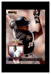 FRANK THOMAS CHICAGO WHITE SOX DONRUSS 1995 1 OF 18 NATIONAL PACKTIME