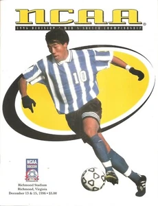 NCAA 1996 MEN'S SOCCER CHAMPIONSHIP-COMPLETE PROGRAM-ST. JOHN'S REDMEN CHAMPIONS - Picture 1 of 1