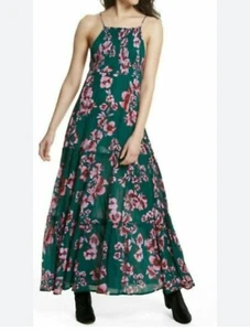 NWT Intimately Free People Women's Garden Party Turquoise Maxi Dress Sz S $128 - Picture 1 of 8