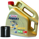 Oil And Filter Kit For Suzuki Gsxs 750 Naked 2015 Castrol Power 1 Engine 4 Litre