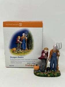 Dept 56 Halloween Village Accessories - Strangers Beware - Picture 1 of 12