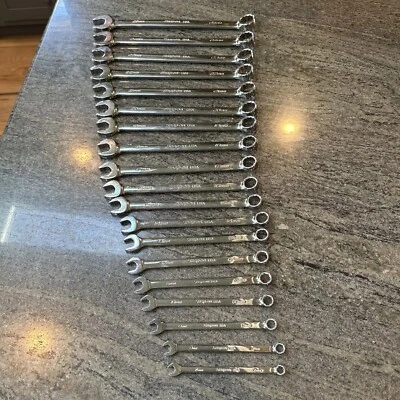 Snap-on  19pc master metric flank drive plus combination wrench set 7-25mm - Image 1 of 4