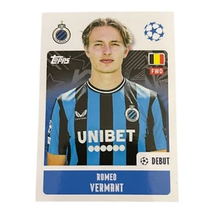 Topps Uefa Champions League 2024/25 Sticker Nr.156 Romeo Vermant - Bild 1 von 1