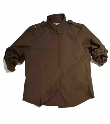 Burberry Brit Women’s Casual Regular Fit Top (Chocolate)                RRP £225 - Image 1 of 4