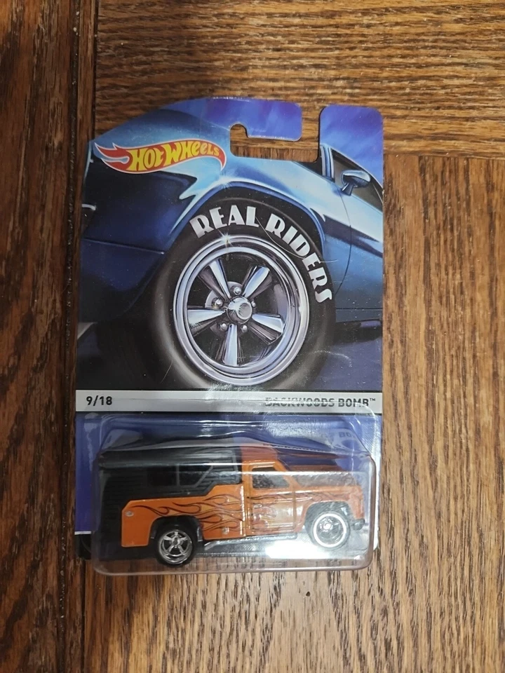 Hot Wheels 2015 real riders 9 of 18 ba kwoods bomb orange - Image 1 of 1