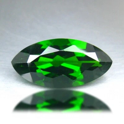 1.86 Ct 11X5MM Shimmering Fire Luster Unheated Chrome Diopside Gemstone - Image 1 of 3