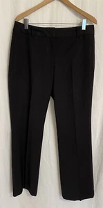 Talbots Curvy Women’s Size 10 Black Dress Pants Flat Front - Picture 1 of 8