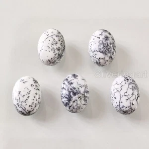 NATÜRLICHER DENDRITISCHER OPAL OKTOBER GEBURTSSTEIN HALBEDELSTEIN EDELSTEIN FÜR SCHMUCK - Bild 1 von 3