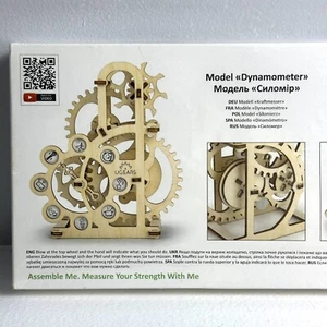 UGears Dynamometer - 48 pcs Wooden Mechanical Model - BRAND NEW & SEALED - Picture 1 of 7