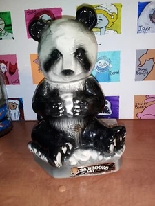 Ezra Brooks 147 month old Kentucky Straight Bourbon Panda Bear Decanter 1972 - Picture 1 of 9