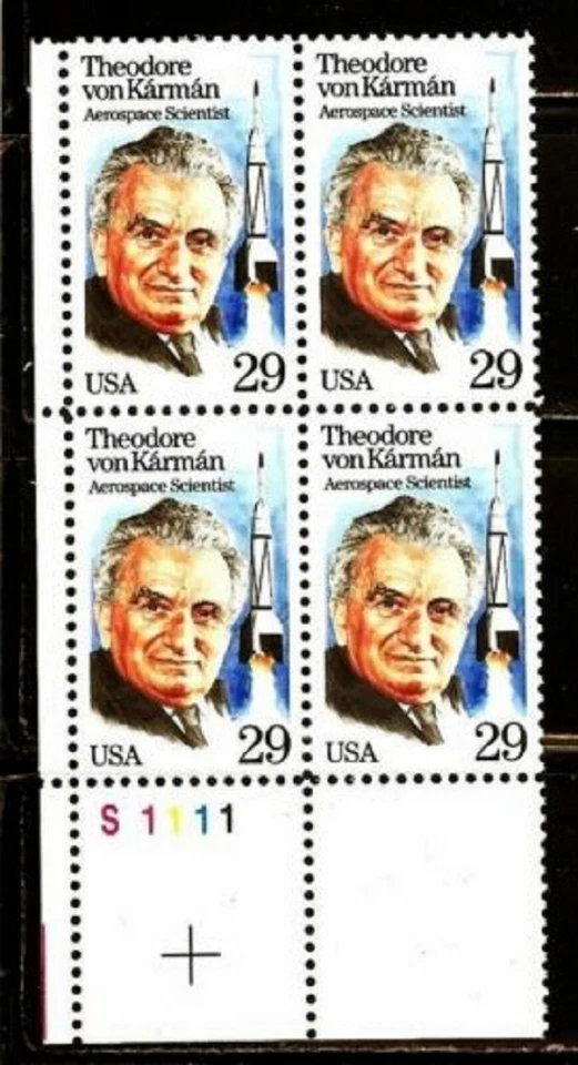 ALLY'S US Plate Block Scott #2699 29c Theodore von Karman [4] MNH F/VF [STK] - Image 1 of 1